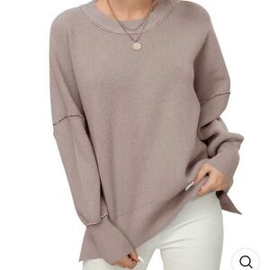 Anrabess blush pink sweater.